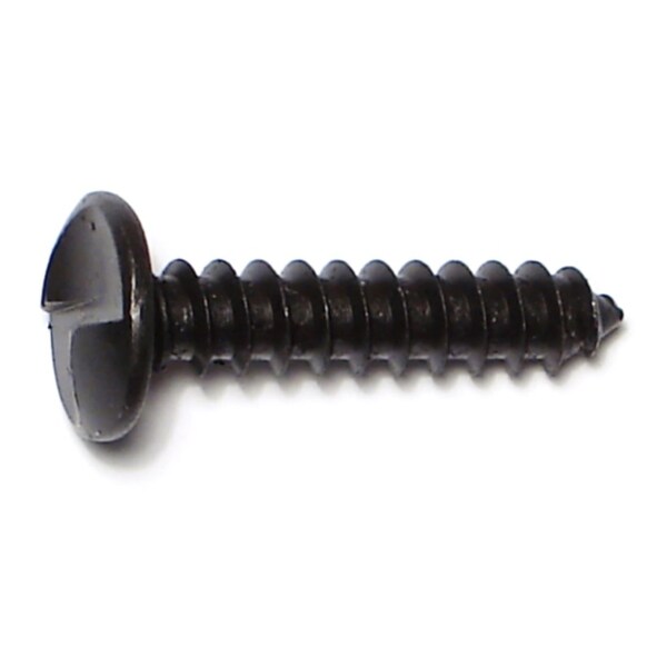 Midwest Fastener 5/16"-18 x 1-1/2 in Slotted Round Machine Screw, Black Oxide Steel, 50 PK 08469 - main